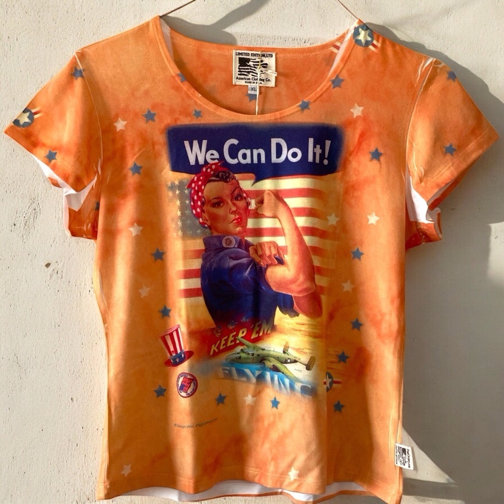 Vintage Y2K 2004 NWT Rosie the Riveter Tee | Rare Limited Edition size XL